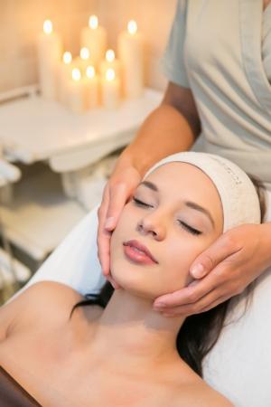 Face massage photo Face massage image