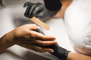 Polishing of nails photo Polishing of nails image