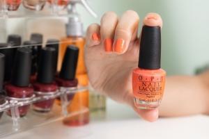 Nail polish coating photo Nail polish coating image