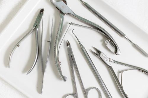 Treatment of the affected nail plate photo Treatment of the affected nail plate picture