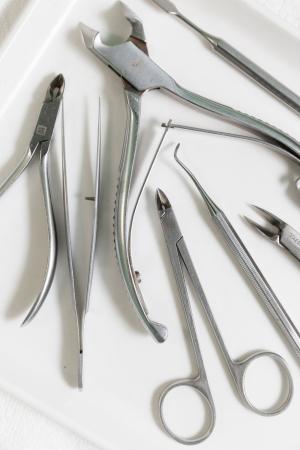 Nails on the legs photo Nails on the legs image