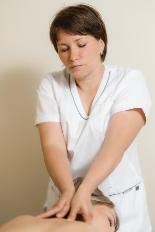 Head and collar zone massage photo Head and collar zone massage picture