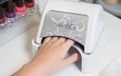 French nail polish Gelish photo French nail polish Gelish image